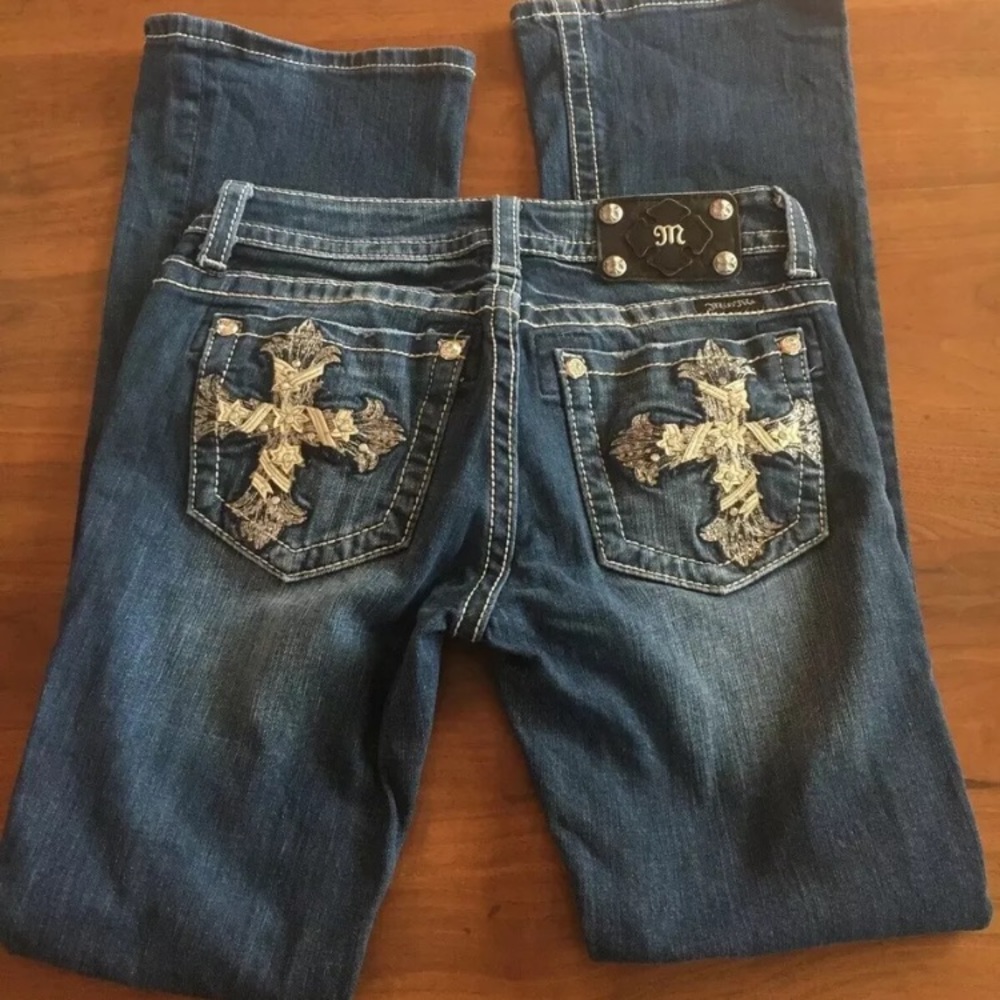 Miss Me JE5445B2R Boot Cut Jeans Bling